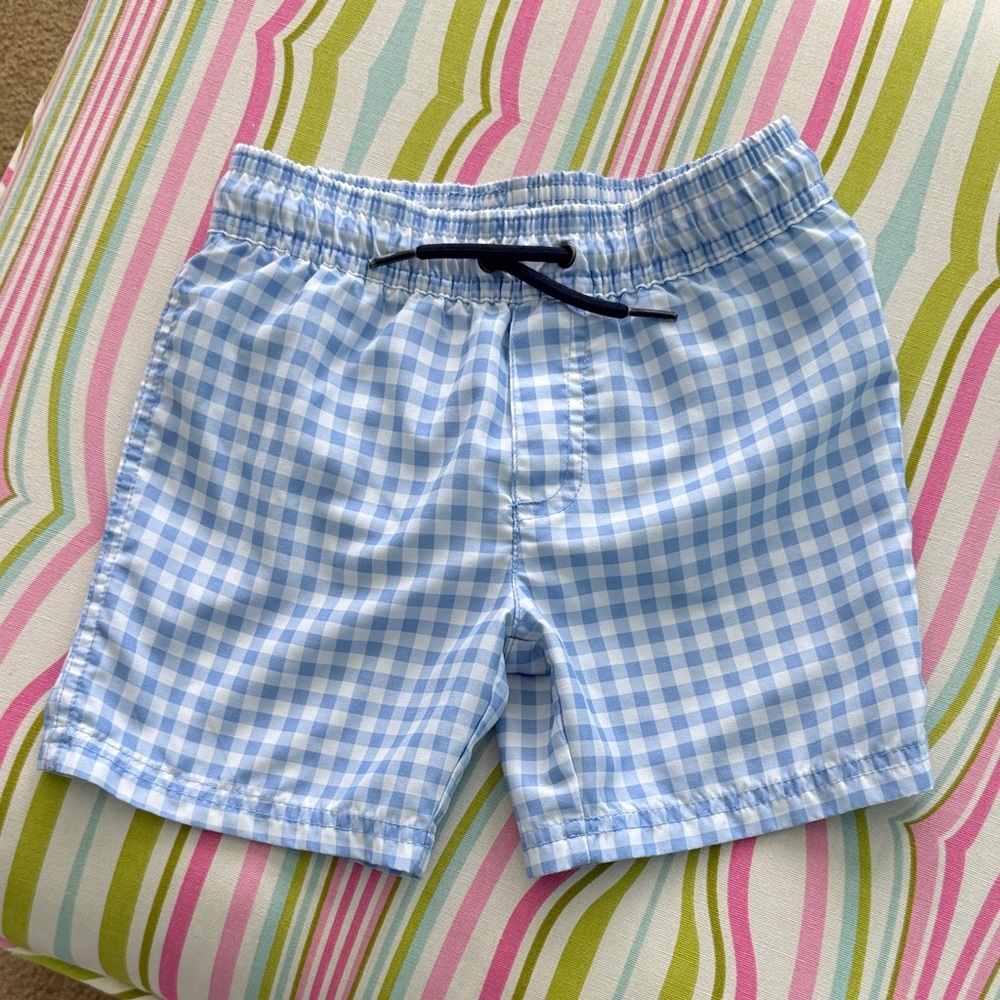 Kids Carter's Light Blue Gingham Swimsuit size 3T
